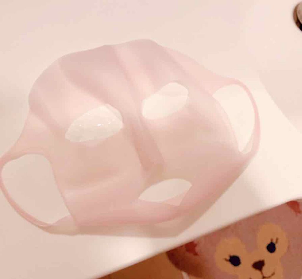 シリコーン潤マスク 3D/DAISO/その他スキンケアグッズを使ったクチコミ(2枚目)