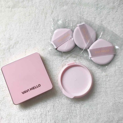ピンクピーチマーブルパクト/VAVI MELLO/クリーム・エマルジョンファンデーションを使ったクチコミ(2枚目)