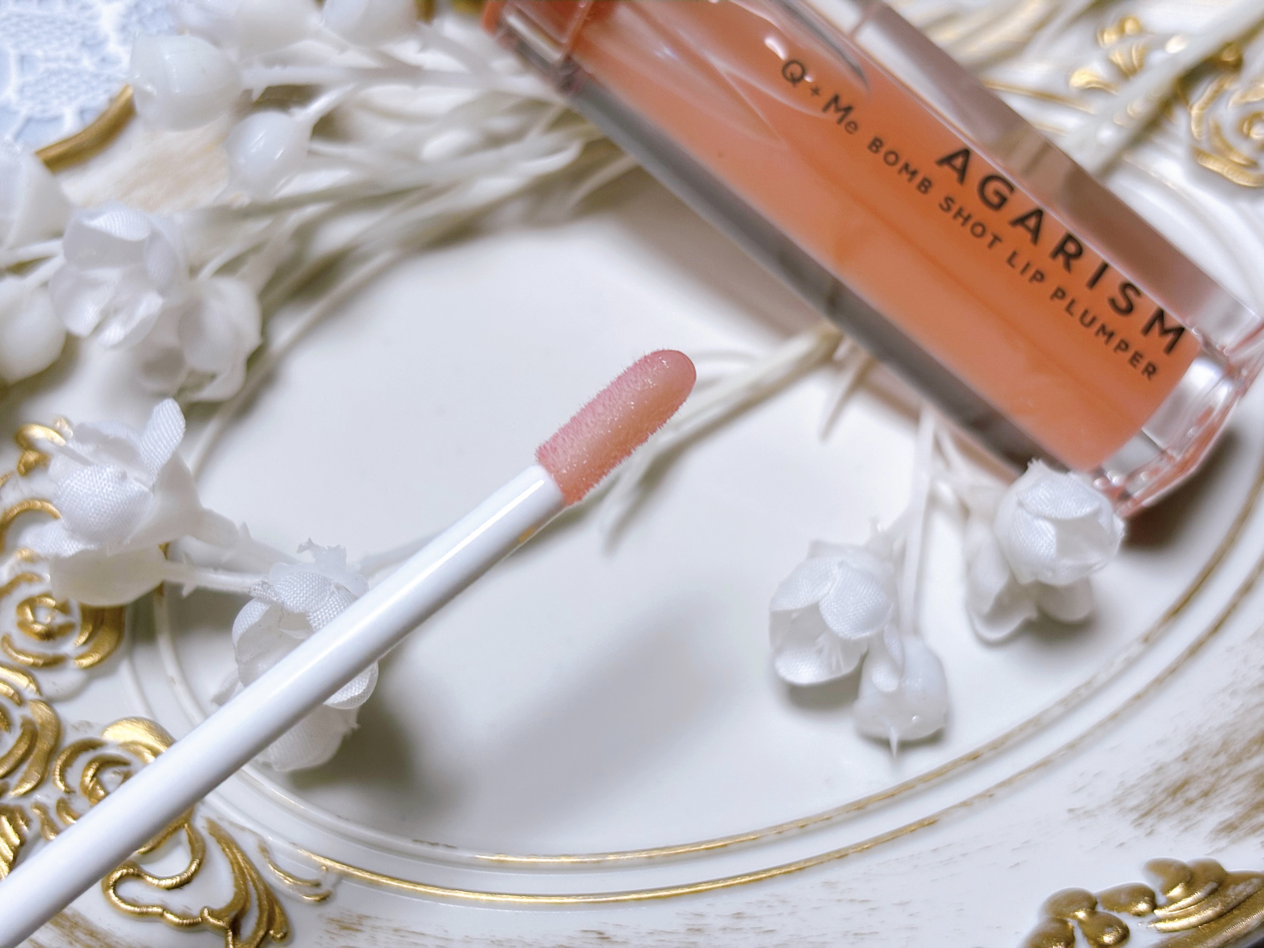 キューミ―ボムショットリッププランパー/AGARISM/リッププランパーを使ったクチコミ（3枚目）