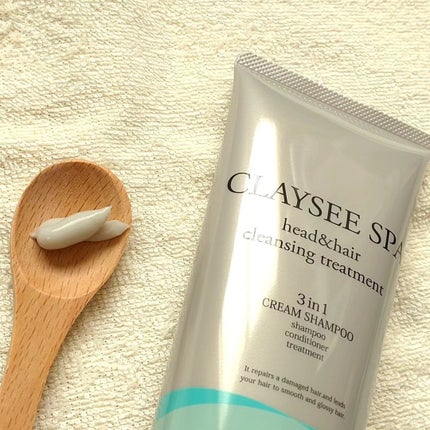 ヘッド&ヘアクレンジングトリートメント モイスト/CLAYSEE SPA/市販シャンプーを使ったクチコミ(3枚目)