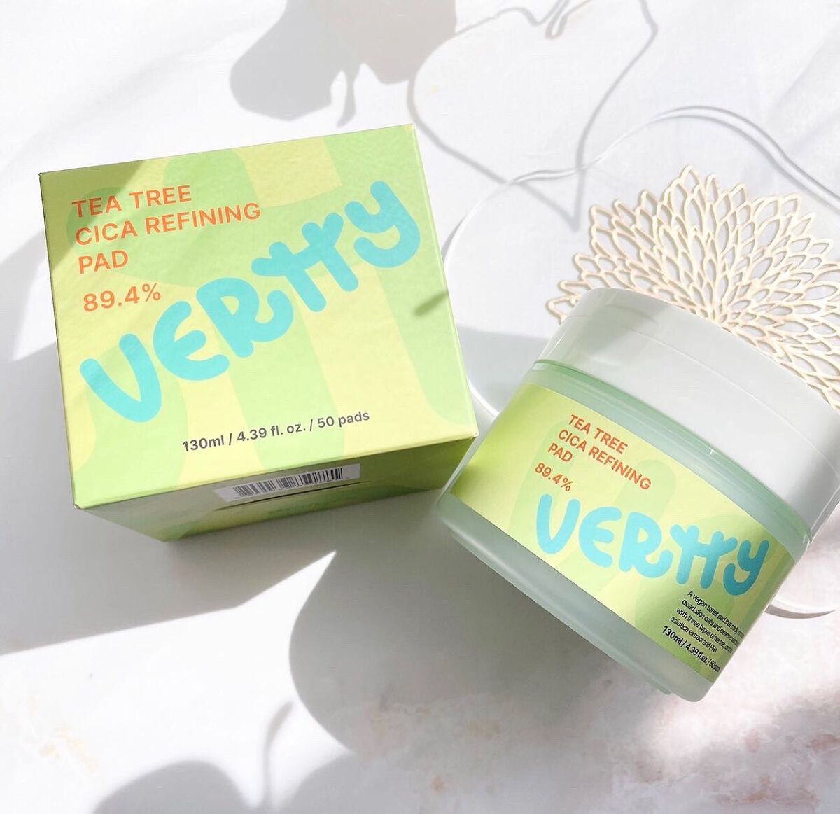ティーツリー シカ89.4% リファイニングパッド/Vertty/トナーパッドを使ったクチコミ（1枚目）