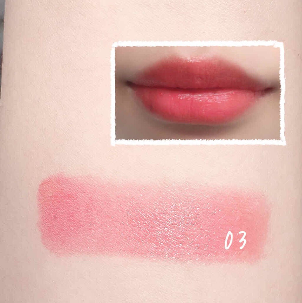 メルティールミナスルージュ(ティントタイプ)/キャンメイク/リップティントを使ったクチコミ(3枚目)