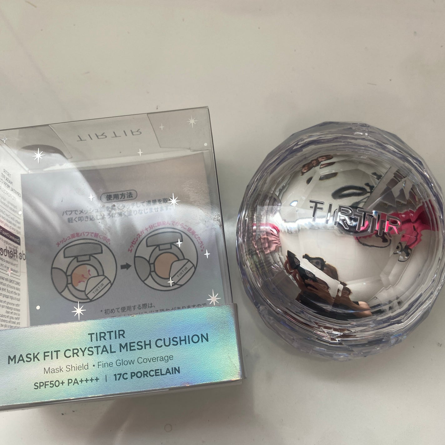 マスクフィット クリスタルメッシュクッション/TIRTIR(ティルティル)/クッションファンデーションを使ったクチコミ(1枚目)