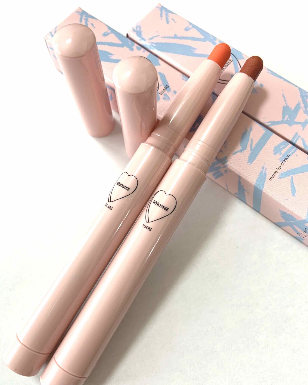 マットリップクレヨン/WHOMEE/口紅を使ったクチコミ（1枚目）