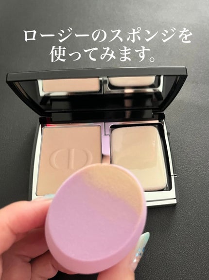 ディオールスキン フォーエヴァー コンパクト ナチュラル ベルベット/Dior/パウダーファンデーションを使ったクチコミ(2枚目)