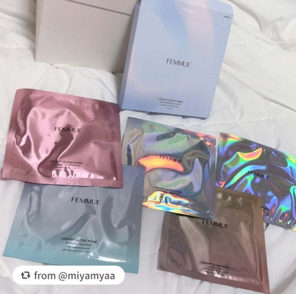 ドリームグロウマスク サマーコンプリートセット/FEMMUE/シートマスク・パックを使ったクチコミ(2枚目)