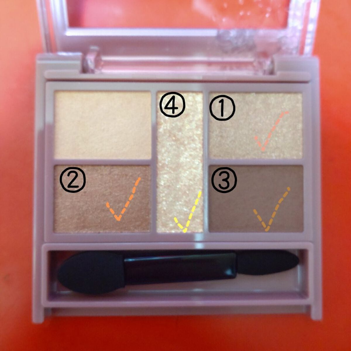 パーフェクトスタイリストアイズ/キャンメイク/アイシャドウパレットを使ったクチコミ(2枚目)