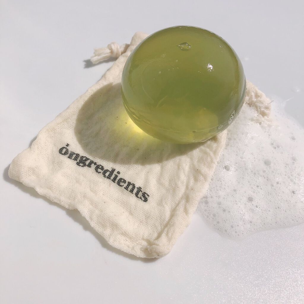 Jeju Green Tea Cleansing Ball/Ongredients/洗顔石鹸を使ったクチコミ(1枚目)