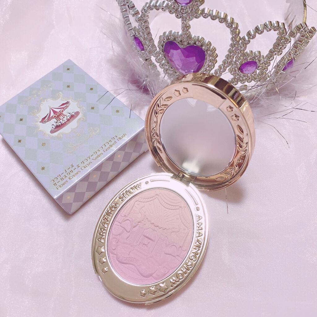 サーカスシリーズ グラデーションブラッシュ  02 Orchid Gem/FlowerKnows/パウダーチークを使ったクチコミ（2枚目）