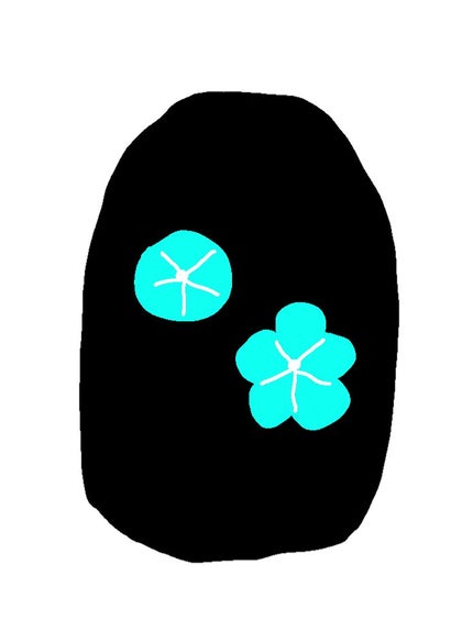 備忘録 on LIPS 「朝顔の描き方Howtoです。動画で撮ろうと思ったなんですが、片..」(5枚目)