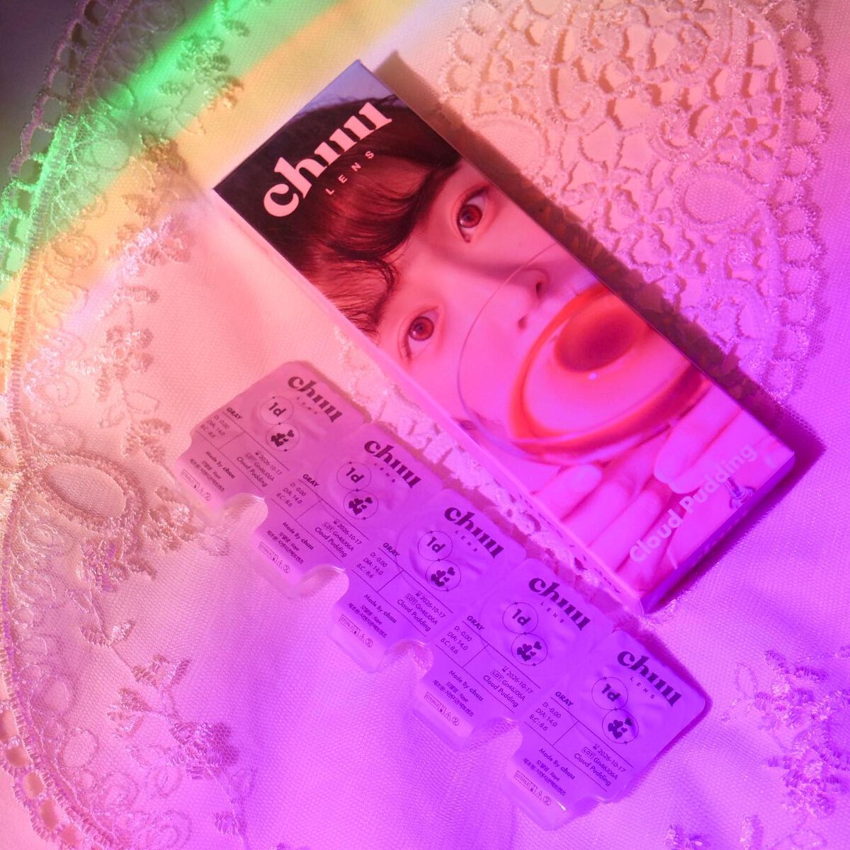 Cloud Pudding /chuu LENS/カラーコンタクトレンズを使ったクチコミ（3枚目）