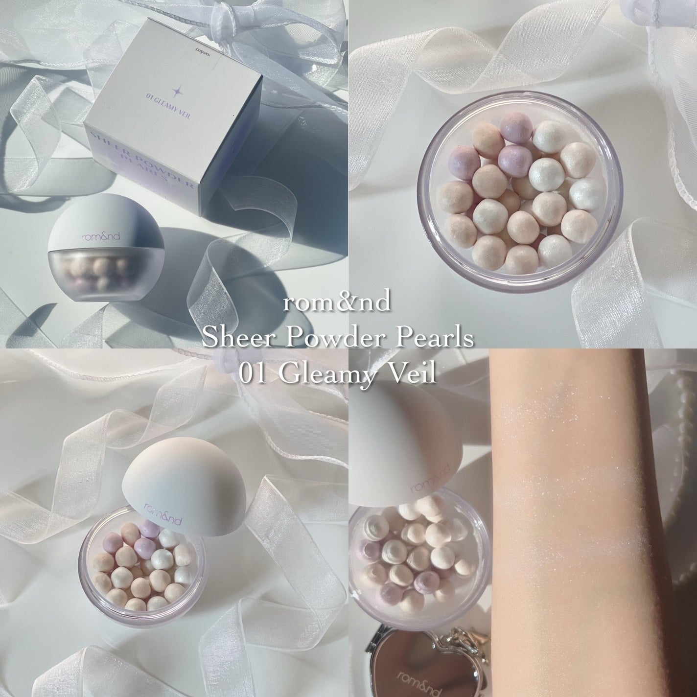 シアーパールパウダー/rom&nd/ルースパウダーを使ったクチコミ(7枚目)