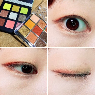 Pressed Powder Eye Shadow PEACH/Beauty glazed/アイシャドウパレットを使ったクチコミ（2枚目）