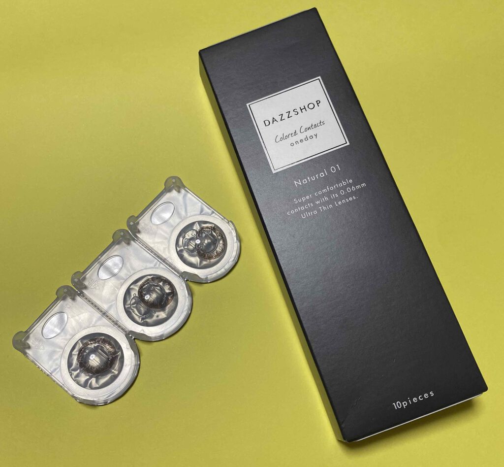 カラーコンタクトレンズ（ワンデー）/DAZZSHOP/ワンデー（１DAY）カラコンを使ったクチコミ（2枚目）