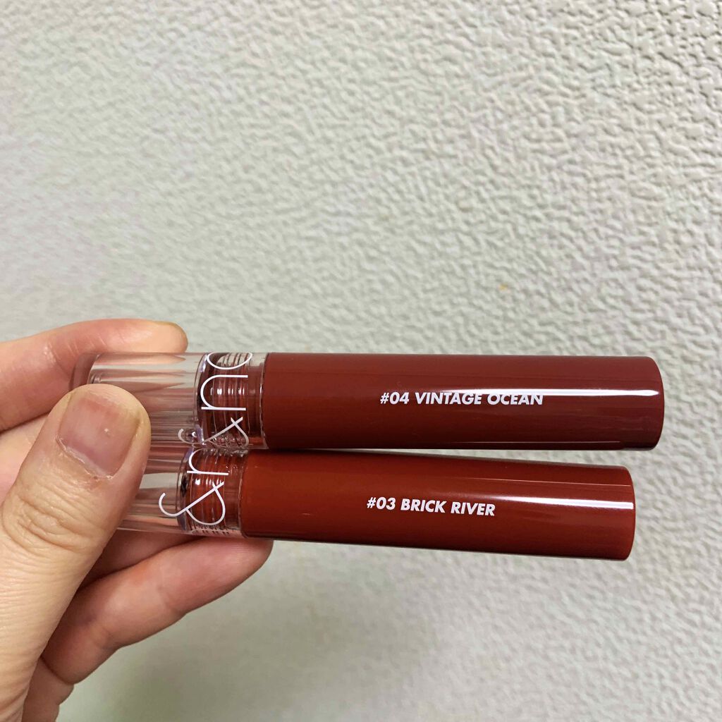 グラスティングウォーターティント/rom&nd/リップティントを使ったクチコミ（1枚目）