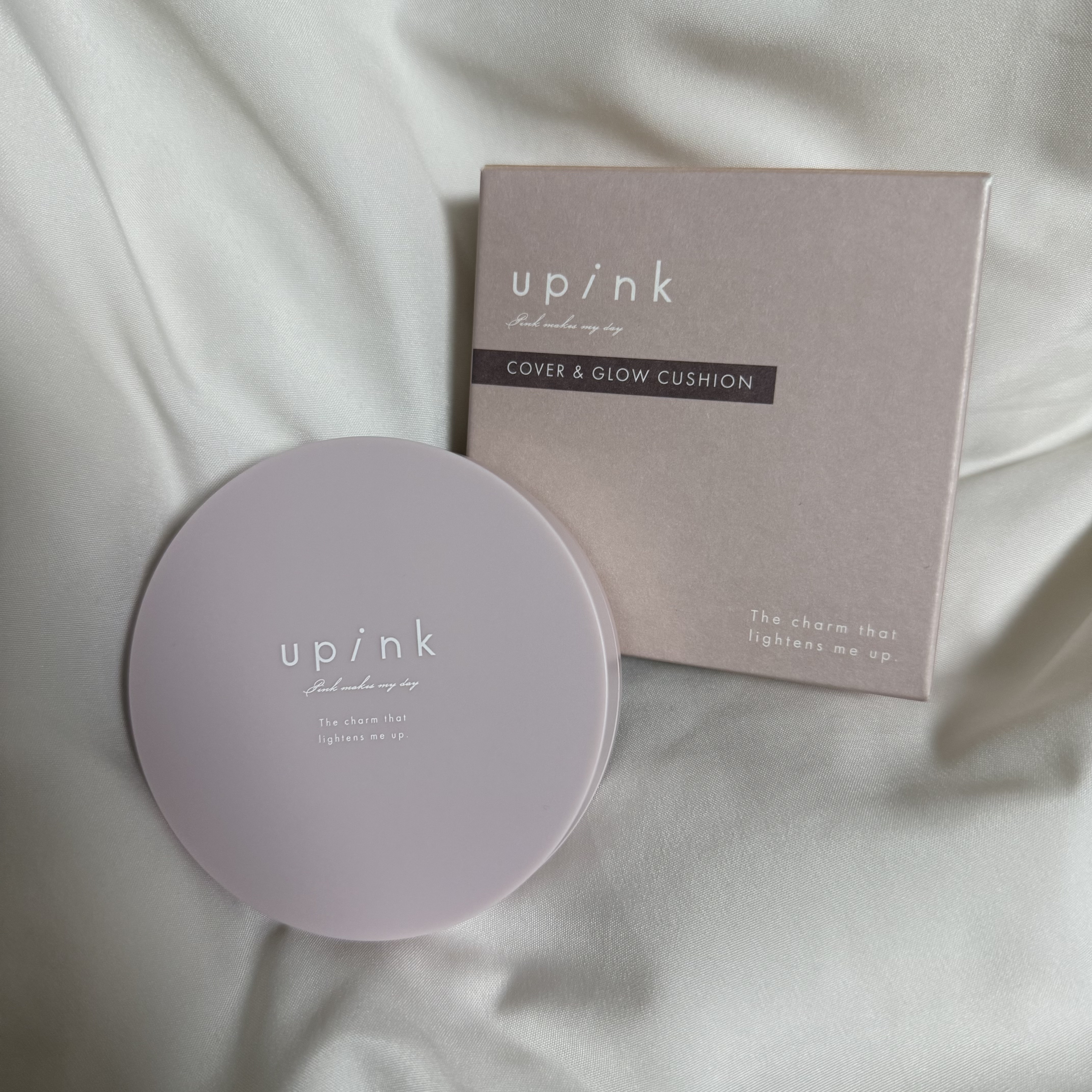 カバー&グロウクッション 02 ナチュラルベージュ/upink/クッションファンデーションを使ったクチコミ（1枚目）
