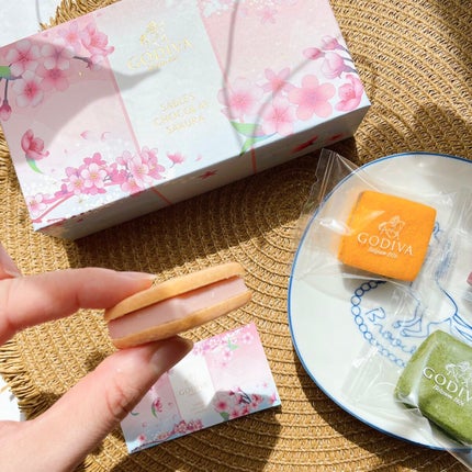 waniwaniコスメ@ふぉろば on LIPS 「GODIVAサブレショコラ桜(5個入)期間限定のサブレショコラ..」(6枚目)