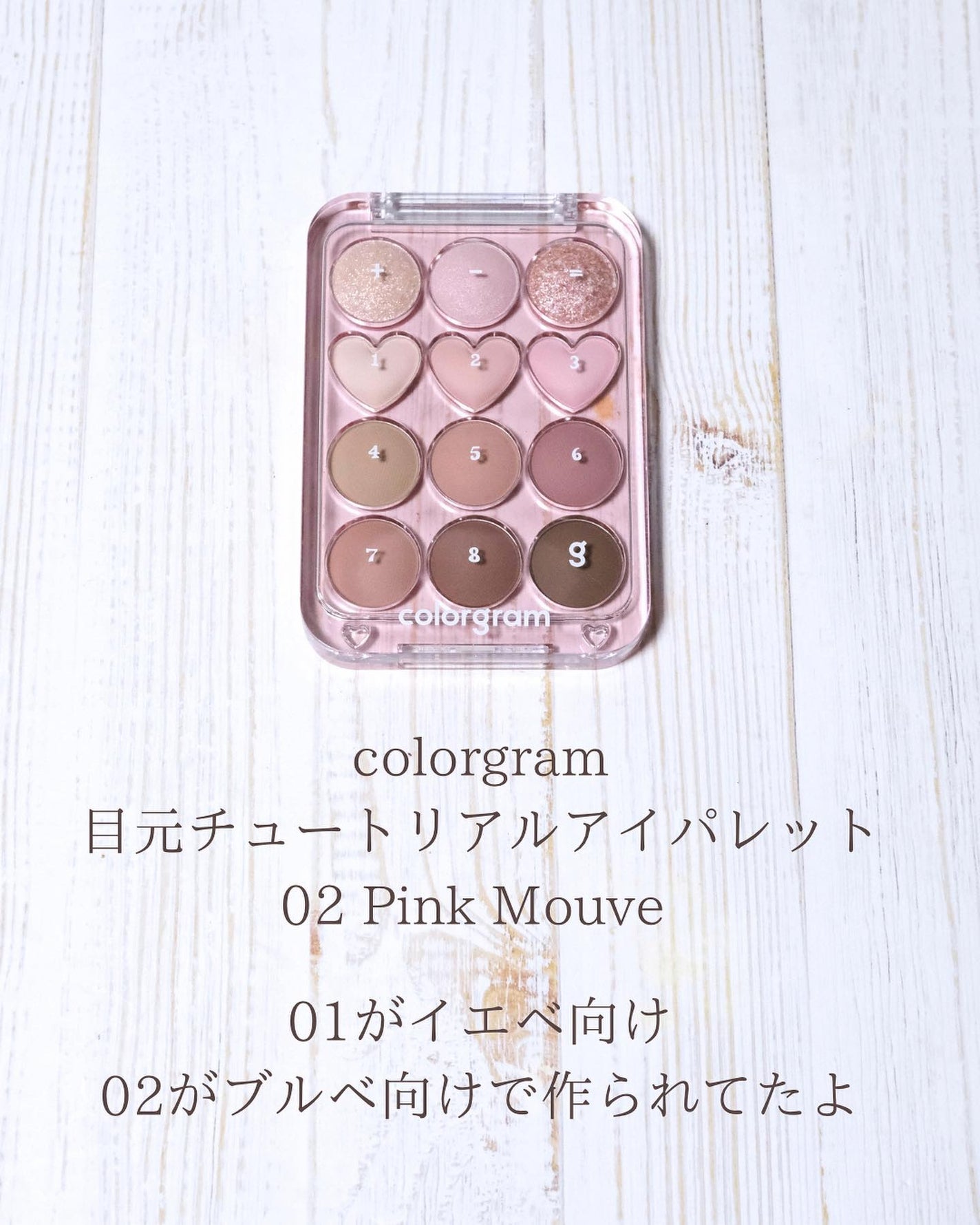 目元チュートリアルアイパレット/Colorgram/アイシャドウパレットを使ったクチコミ(5枚目)