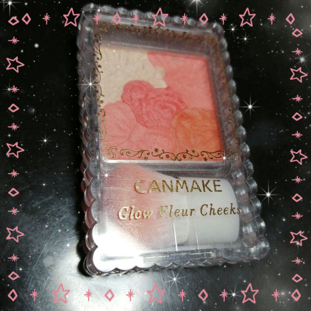 グロウフルールチークス/キャンメイク/パウダーチークを使ったクチコミ（1枚目）