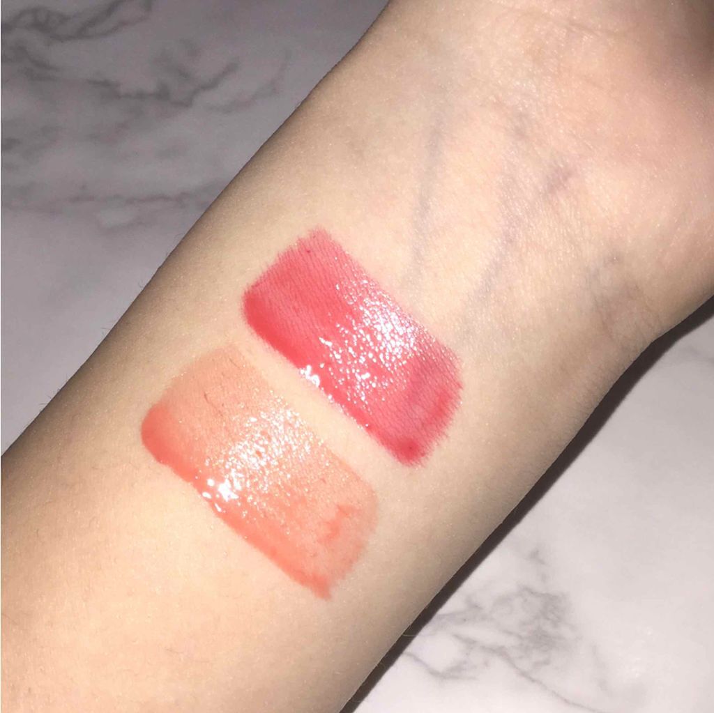 ディアダーリン ウォータージェルティント （アイスティント）/ETUDE/口紅を使ったクチコミ（3枚目）