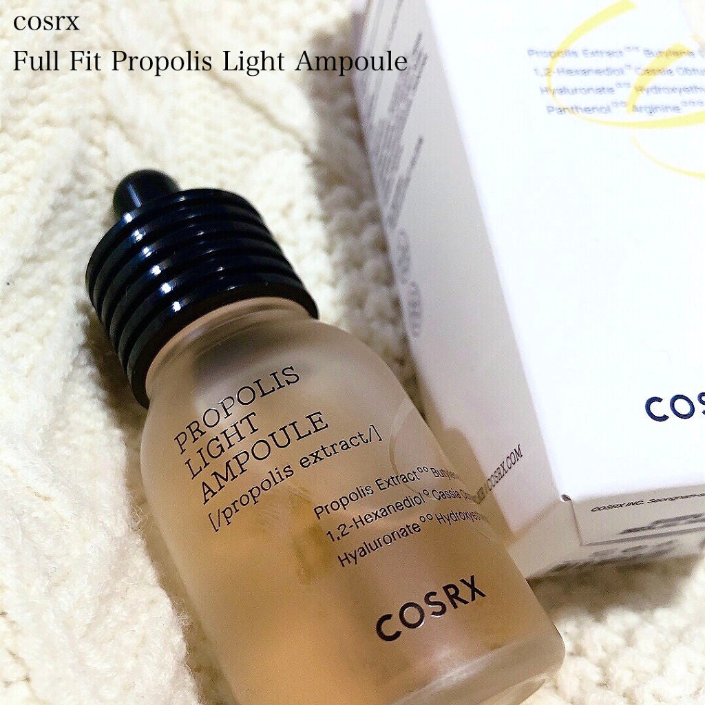 フルフィットプロポリスライトアンプル/COSRX/美容液を使ったクチコミ(1枚目)
