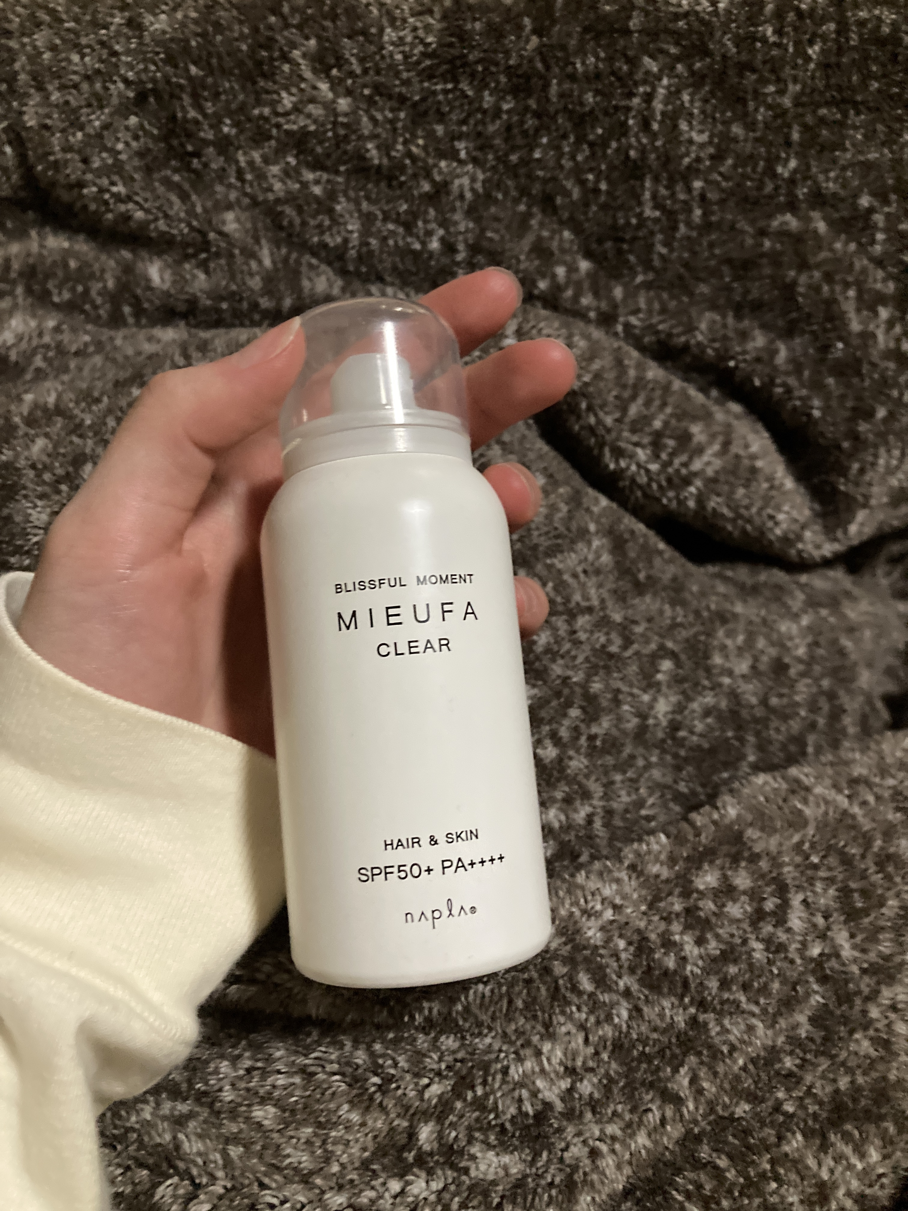 ミーファ フレグランスUVスプレー クリア/MIEUFA/日焼け止めミスト・スプレーを使ったクチコミ（1枚目）