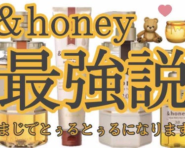 ディープモイスト シャンプー1.0／ヘアトリートメント2.0/&honey/シャンプー・コンディショナーを使ったクチコミ（1枚目）