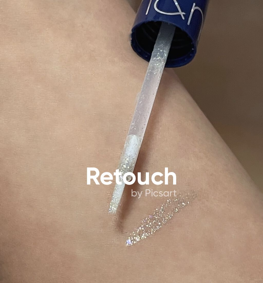 リキッド グリッター シャドウ/rom&nd/グリッターを使ったクチコミ（2枚目）