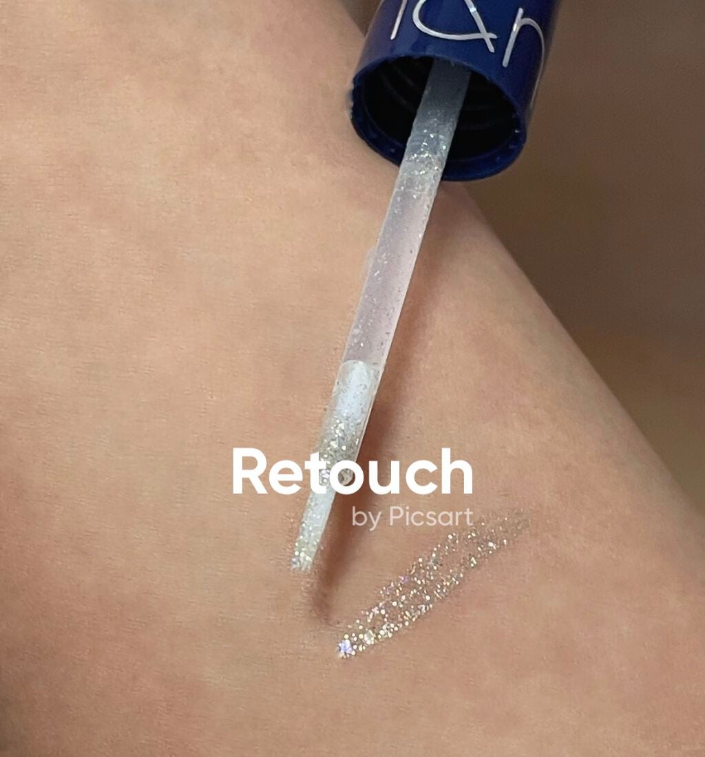 リキッド グリッター シャドウ/rom&nd/グリッターを使ったクチコミ(2枚目)