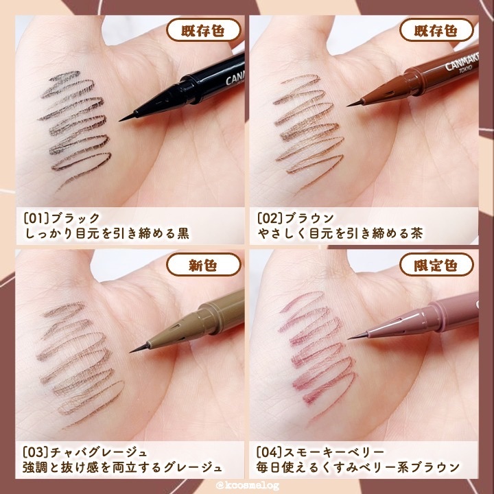 スリムリキッドアイライナー/キャンメイク/リキッドアイライナーを使ったクチコミ（3枚目）