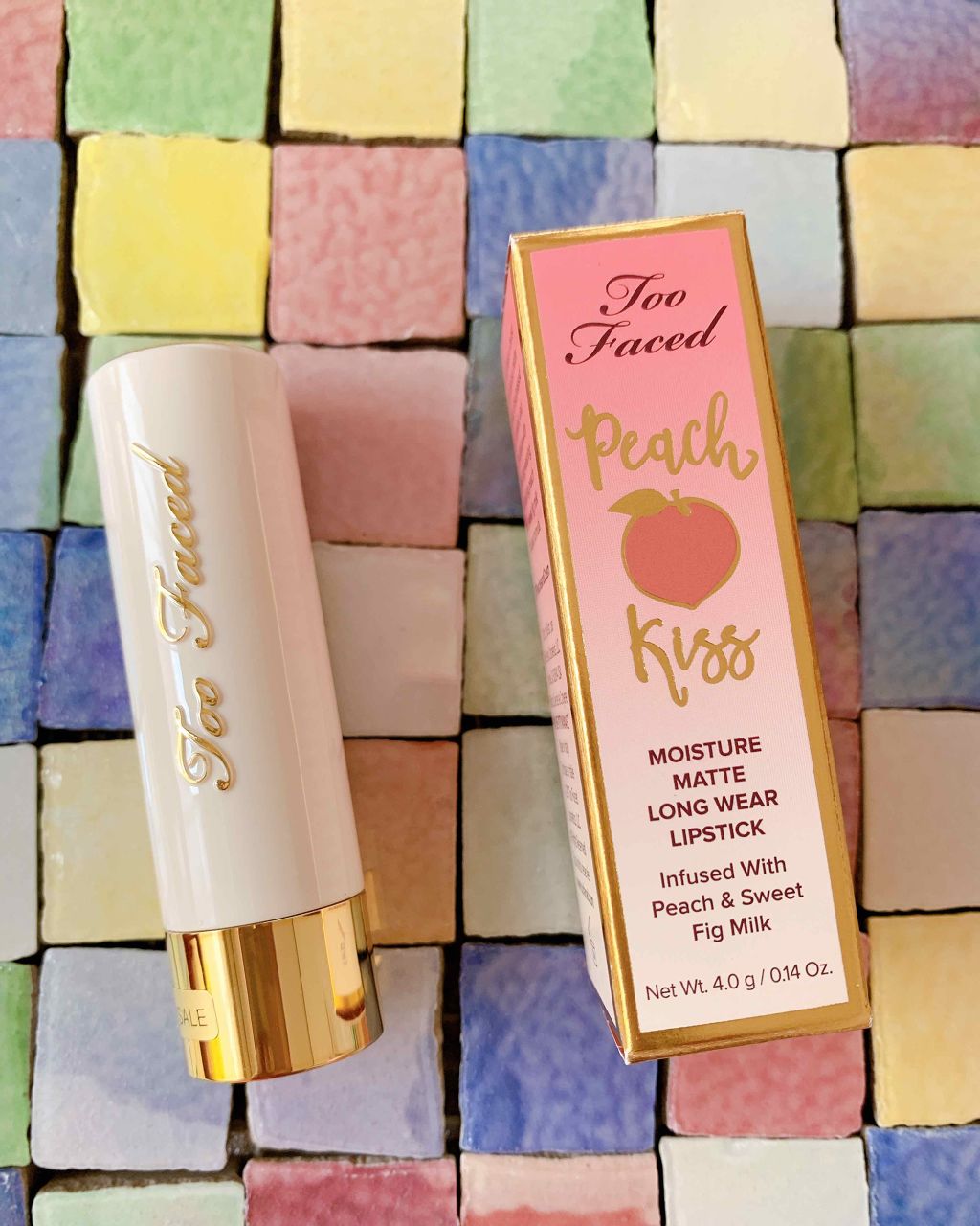 ジューシー マット ロングウェア リップスティック ディスローブド/Too Faced/口紅を使ったクチコミ（1枚目）