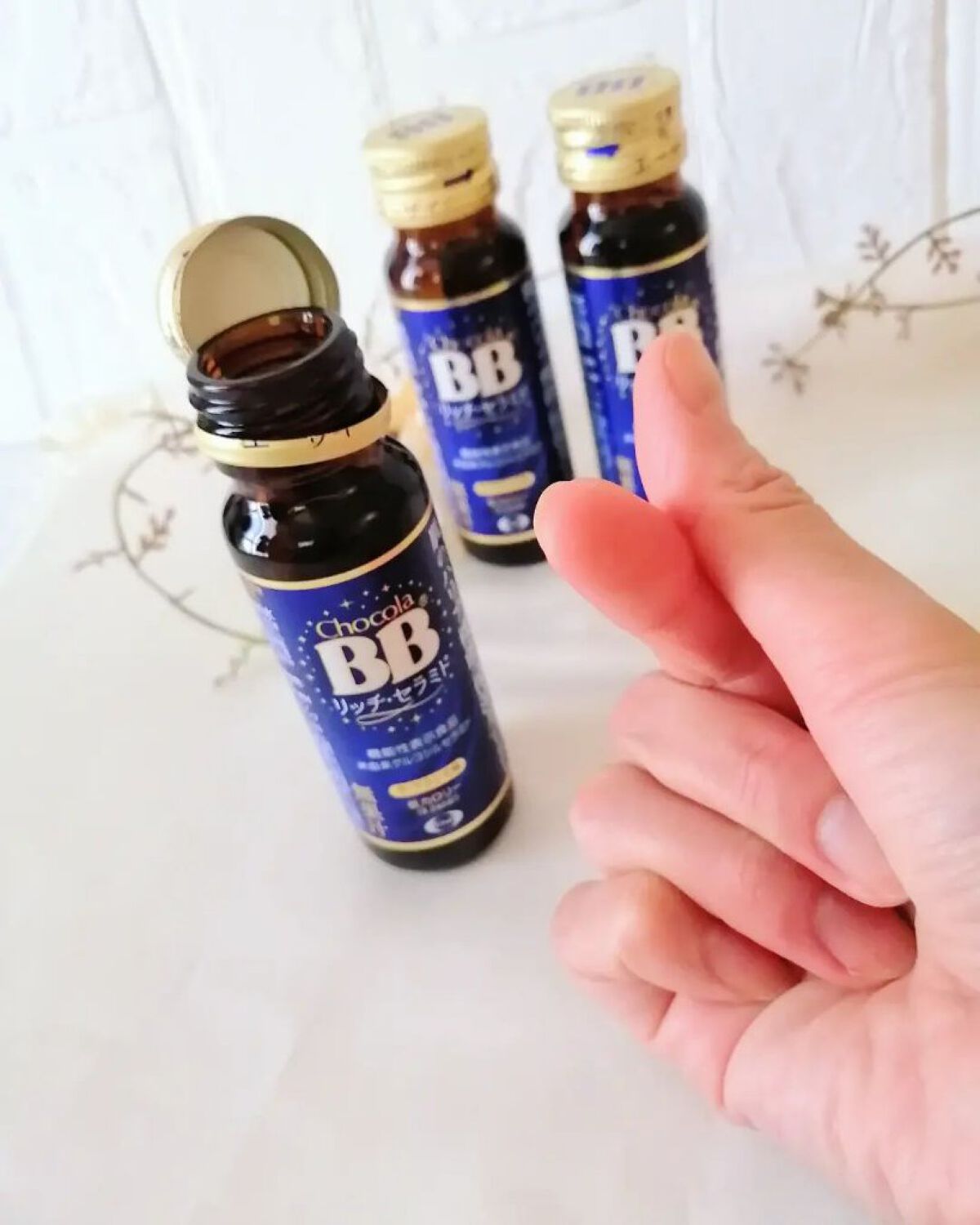 チョコラBBリッチセラミド/チョコラBB/美容ドリンクを使ったクチコミ（3枚目）