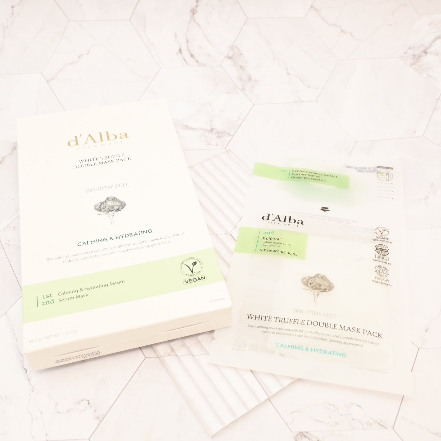 ホワイトトリュフダブルマスクパック(鎮静/保湿) /ダルバ/シートマスク・パックを使ったクチコミ(1枚目)