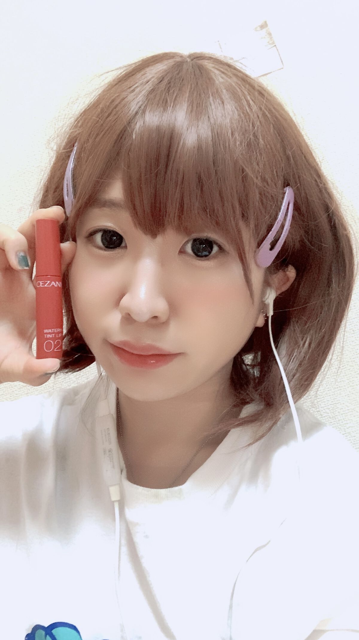 ウォータリーティントリップ 02 コーラルレッド/CEZANNE/リップティントを使ったクチコミ（1枚目）