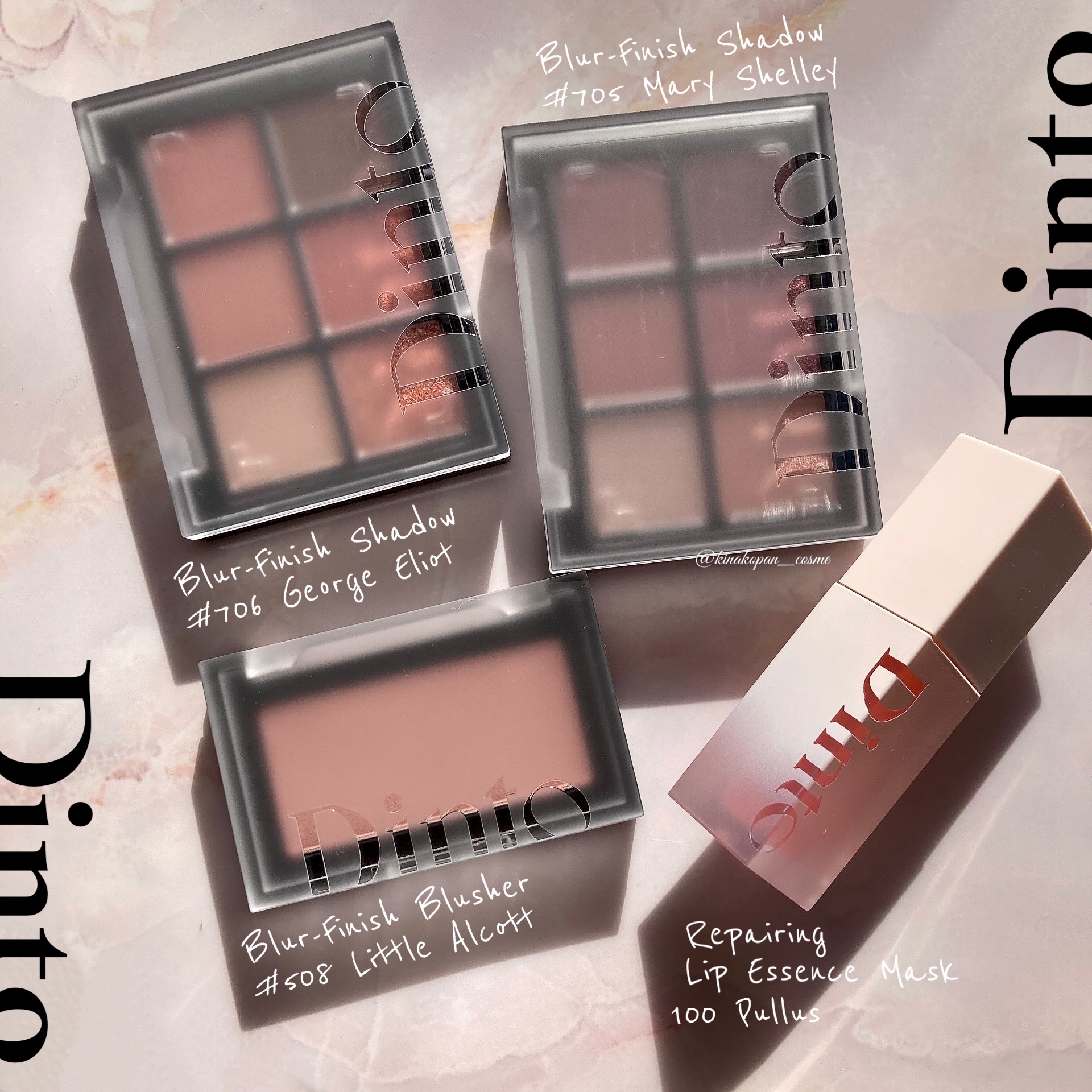 ブラーフィニシュシャドウパレット/Dinto/アイシャドウパレットを使ったクチコミ（2枚目）