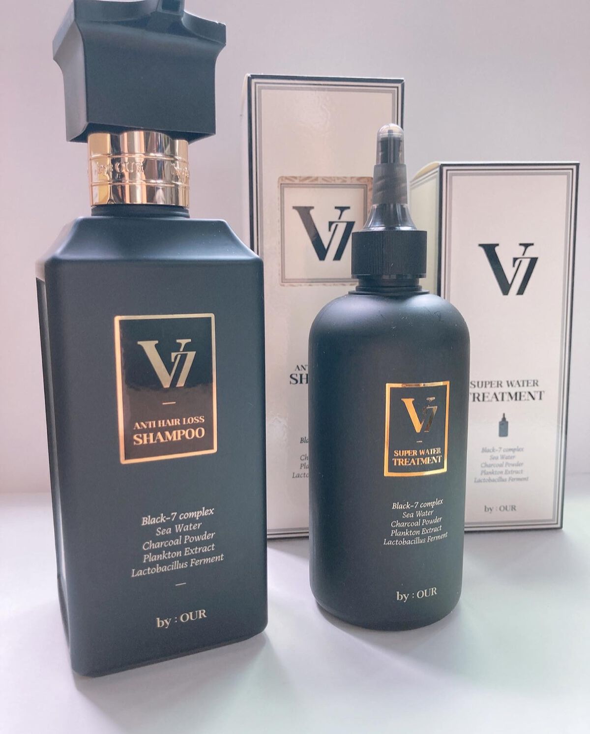 V7 アンチヘアロス シャンプー 500ml/by : OUR/サロンシャンプーを使ったクチコミ（2枚目）