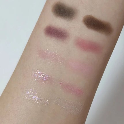 シーズナルブレンディングアイシャドウパレット/Peach C/アイシャドウパレットを使ったクチコミ(3枚目)