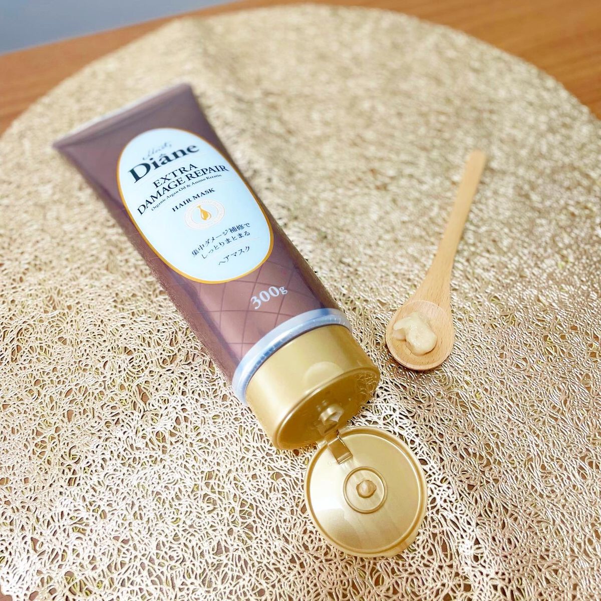 モイストダイアン パーフェクトビューティ エクストラダメージリペア ヘアマスク 300g/ダイアン/ヘアマスク・ヘアパックを使ったクチコミ（1枚目）