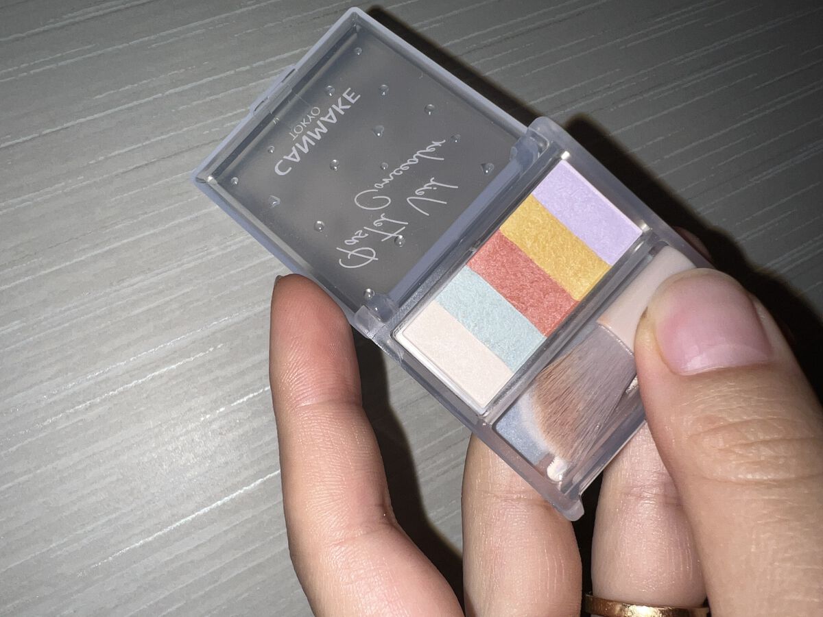 パステルヴェールコンシーラー/キャンメイク/パレットコンシーラーを使ったクチコミ（3枚目）