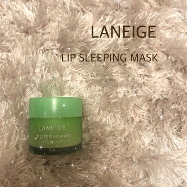 〔tauの備忘録〕

LANEIGE
　リップ　スリーピング　マスク


✳︎Apple Lime
　・塗りやすいスパチュラ付き
　・温度変化に敏感で唇の上でスルスル溶ける
　・香りも爽やかでリラックス