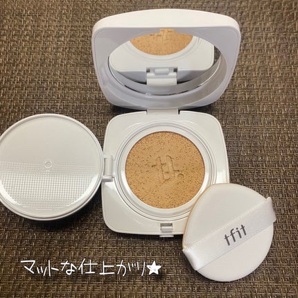 レイヤリングフィットカバークッションEX/TFIT/クッションファンデーションを使ったクチコミ(3枚目)
