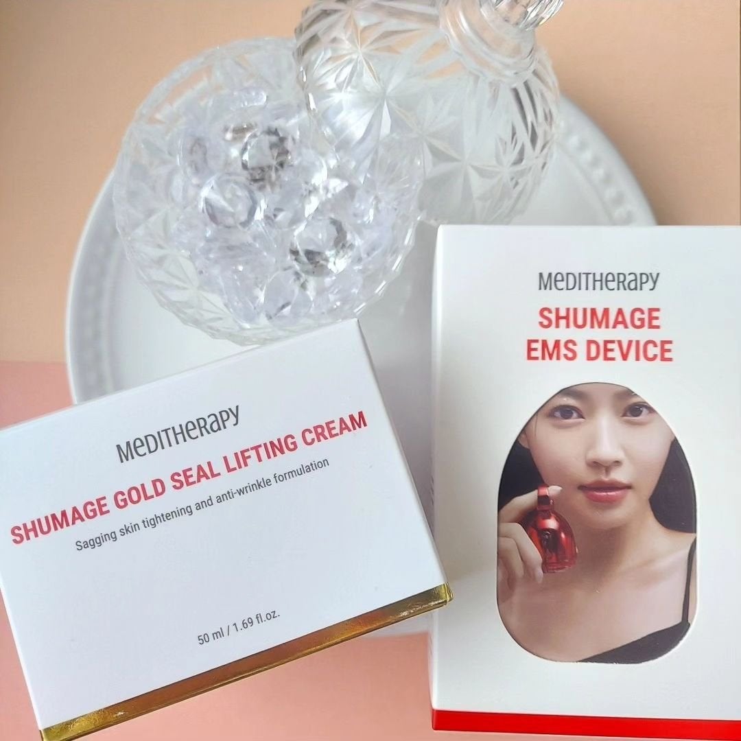 シューマジゴールド糸リフティングクリーム+EMS美顔器/MEDITHERAPY/フェイスクリームを使ったクチコミ(9枚目)