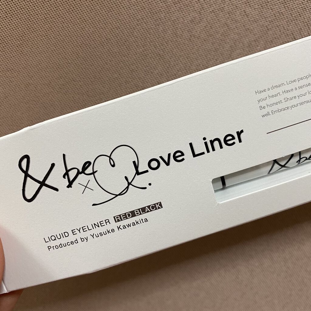 リキッドアイライナー/＆be/リキッドアイライナーを使ったクチコミ（1枚目）