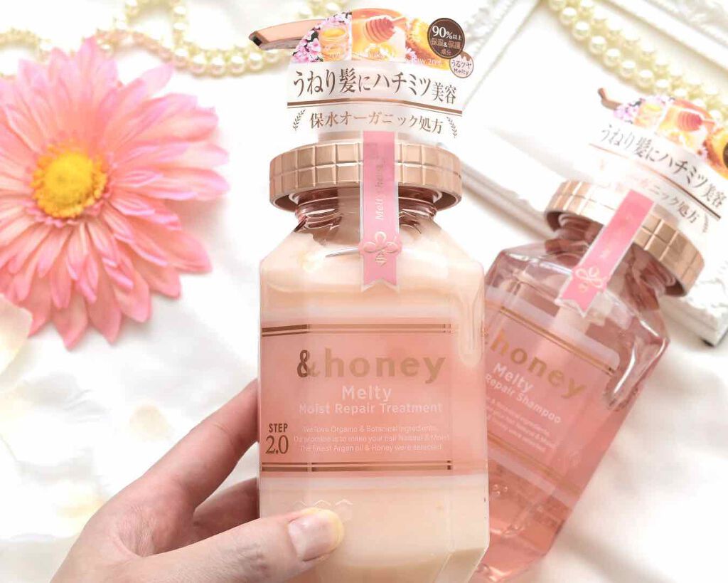 &honey Melty モイストリペア シャンプー1.0／モイストリペア ヘアトリートメント2.0/&honey/市販シャンプーを使ったクチコミ（3枚目）