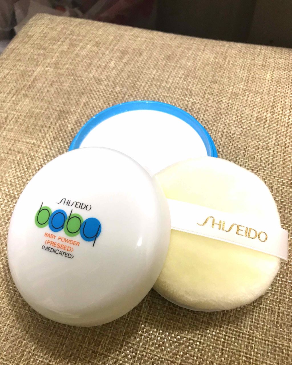 資生堂ベビーパウダー(プレスド)/ベビー/ボディパウダーを使ったクチコミ(1枚目)