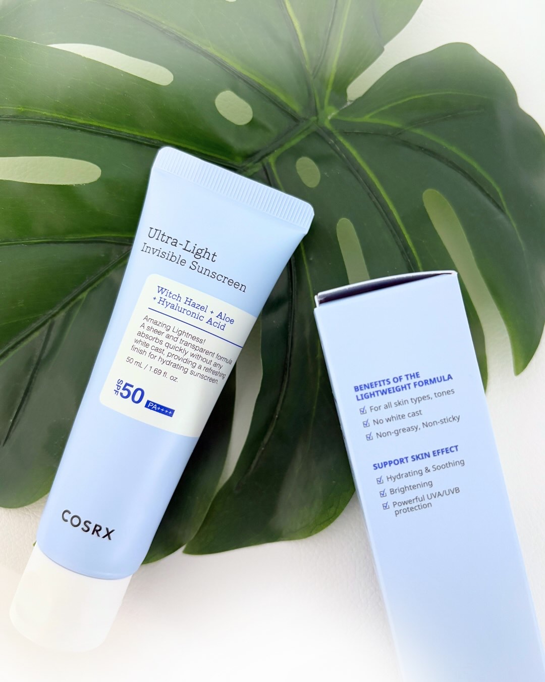 ウルトラライト透明UVクリーム/COSRX/日焼け止めクリームを使ったクチコミ（3枚目）