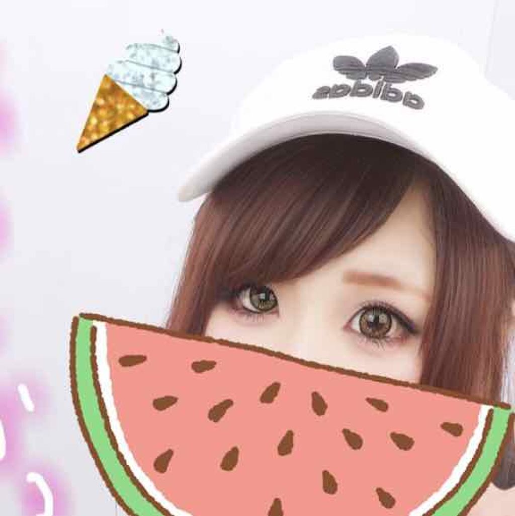 こなんくん on LIPS 「PonyPallet1dayオリーブDIA14.2mm着色直経..」(2枚目)