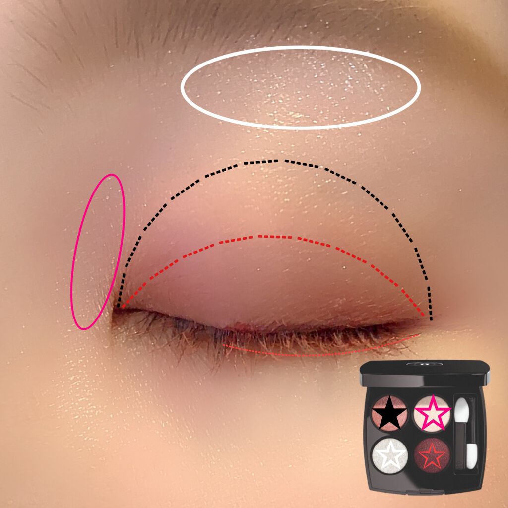 レ キャトル オンブル/CHANEL/アイシャドウパレットを使ったクチコミ(5枚目)