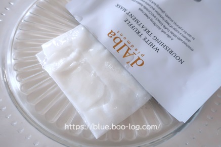 ホワイトトリュフナリシングトリートメントマスク/ダルバ/シートマスク・パックを使ったクチコミ（2枚目）