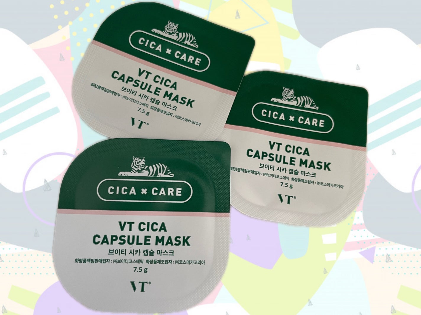 CICA カプセルマスク/VT/洗い流すパック・マスクを使ったクチコミ(1枚目)